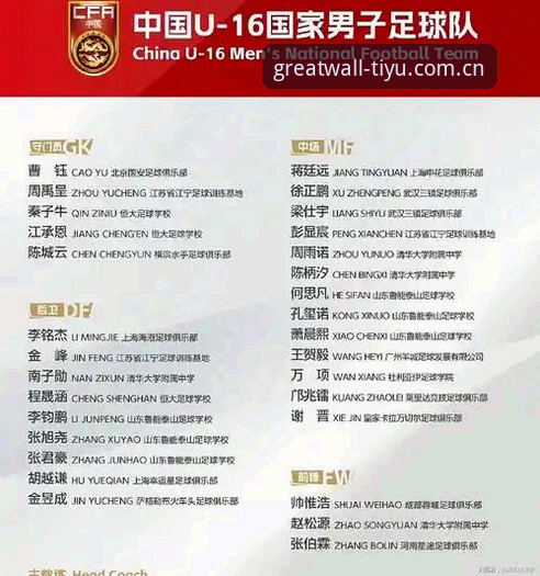 长城体育平台安全 深度揭秘中国足球青训新纪元:U17世界杯抽签背后的冷门与机遇